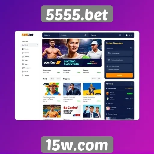 Usabilidade e design da plataforma 5555.bet